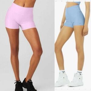 RARE 2 Pack of 3” High Waist Airlift Pink Rose Seashell Blue Sold Out Colors